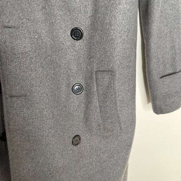 Zhanyibo Gray Peacoat - M - Picture 6 of 8